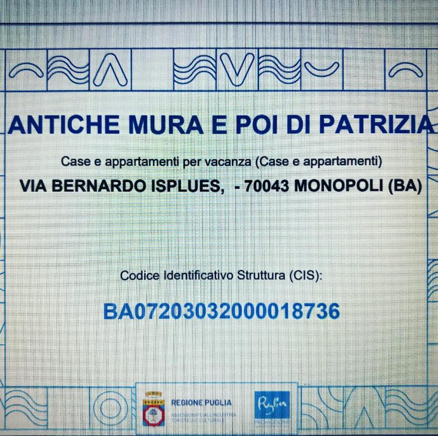 Casa Vacanze Antiche Mura E Poi Monopoli Eksteriør billede